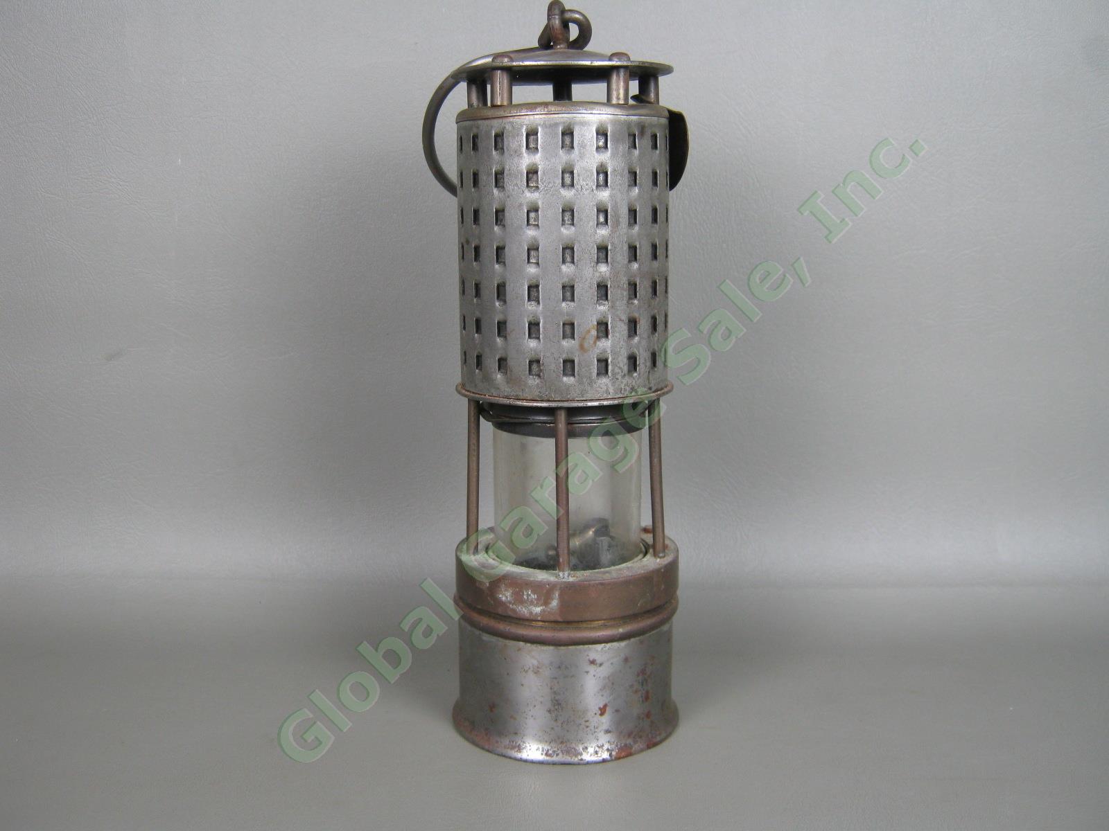 Vtg Permissible 201 Miners Safety Lamp Glen Alden Coal Co 29 No 19 Colly Tag NR! 4
