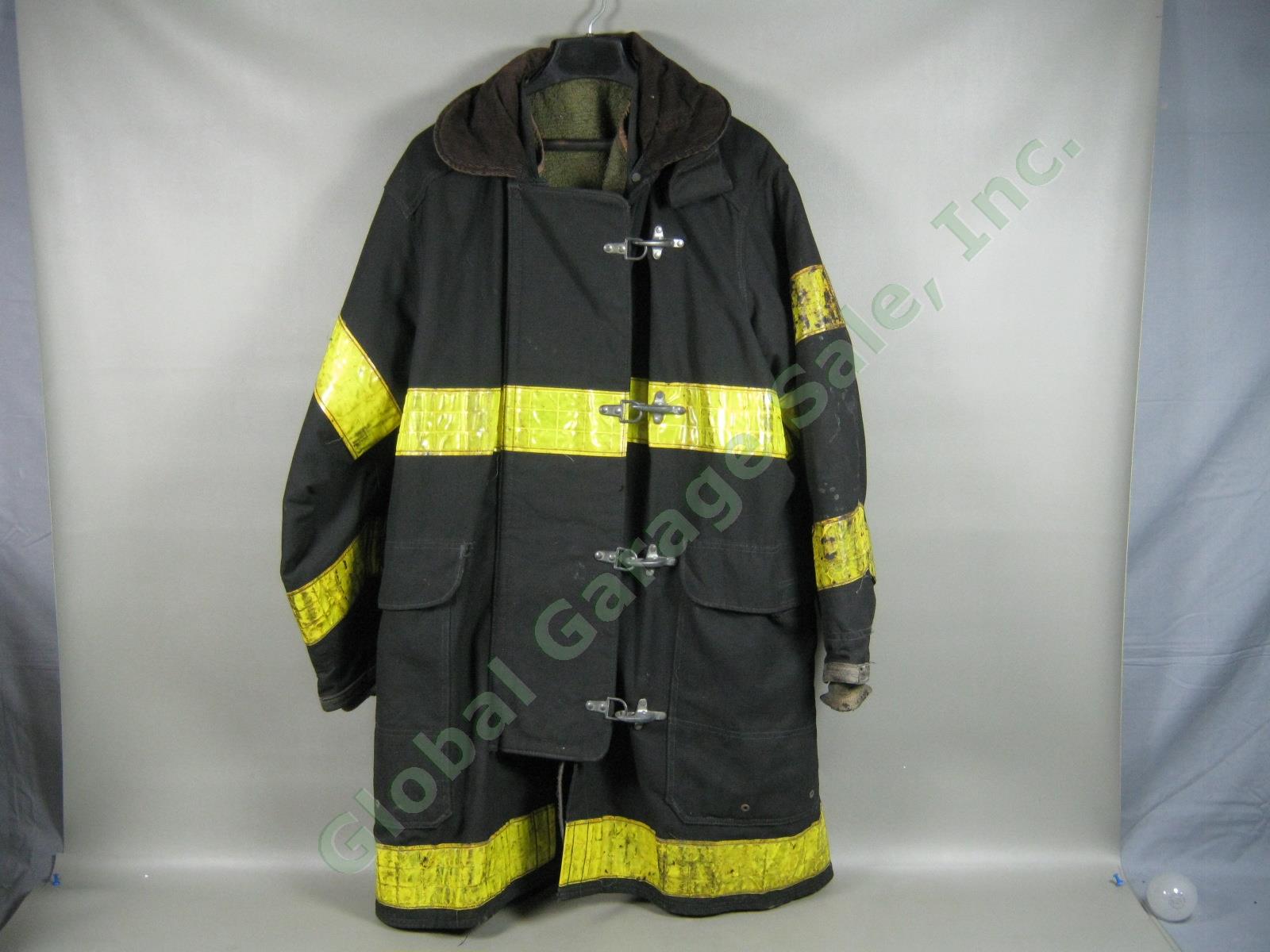 Vtg BodyGuard FDNY NYC Fire Dept Summer Firefighter Turnout Jacket Size 46/40 NR