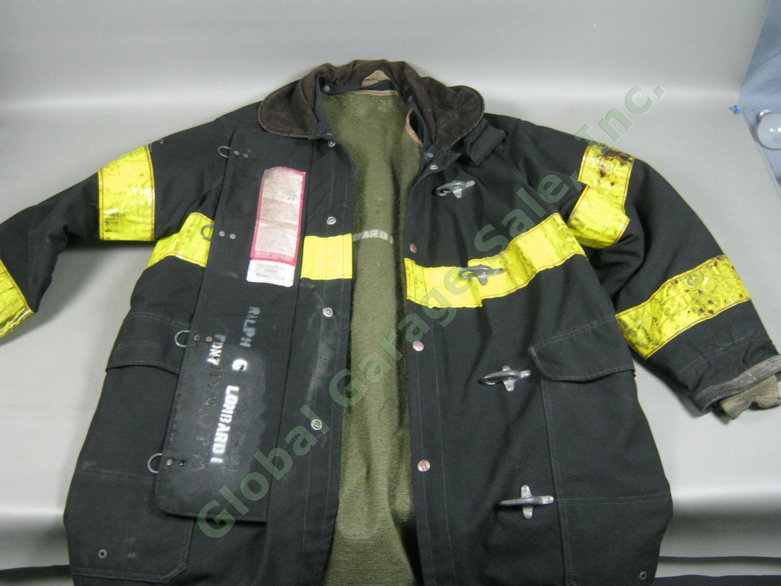 Vtg BodyGuard FDNY NYC Fire Dept Summer Firefighter Turnout Jacket Size 46/40 NR 4
