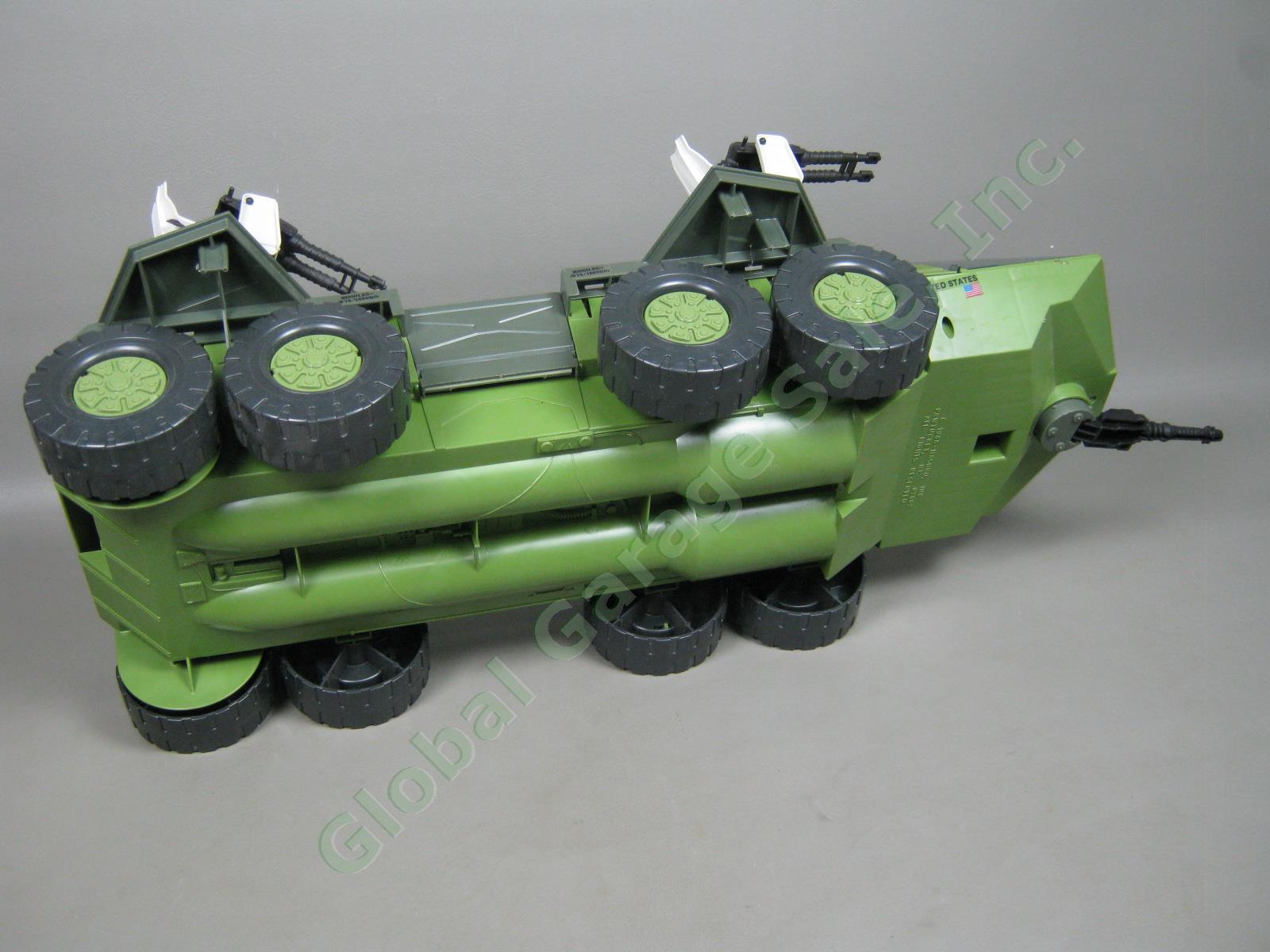 GI Joe ARAH Rolling Thunder Vehicle W/ Armadillo Driver 2 Lightning Rockets +Box 4