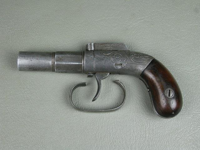 Antique Allen & Thurber .31 Caliber Single Shot Pistol Patent 1845
