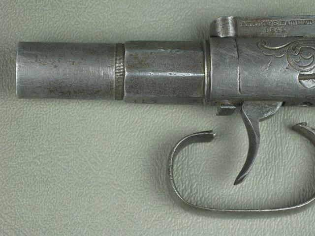 Antique Allen & Thurber .31 Caliber Single Shot Pistol Patent 1845 2