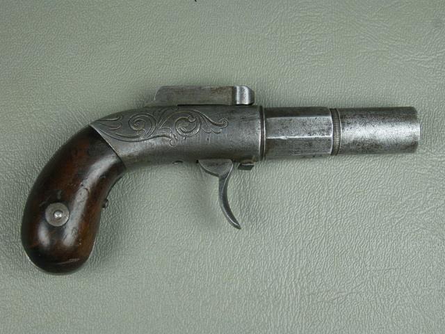 Antique Allen & Thurber .31 Caliber Single Shot Pistol Patent 1845 4