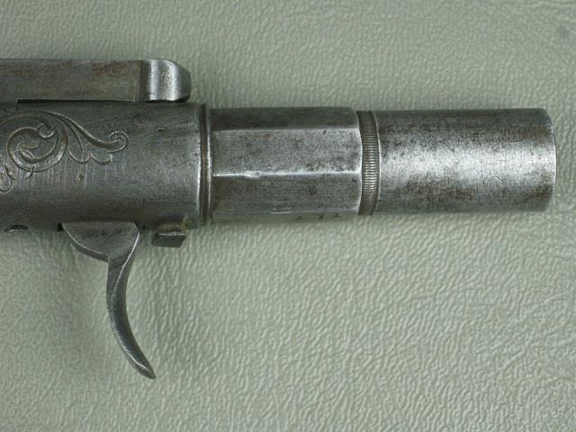 Antique Allen & Thurber .31 Caliber Single Shot Pistol Patent 1845 6