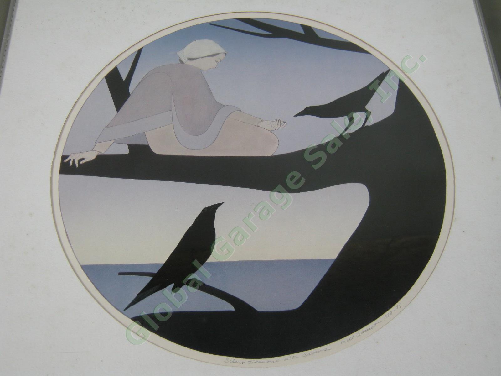 Vtg Will Barnet Silent Spring With Crows Circe The Dream Paean Print 1978-79 NR! 1