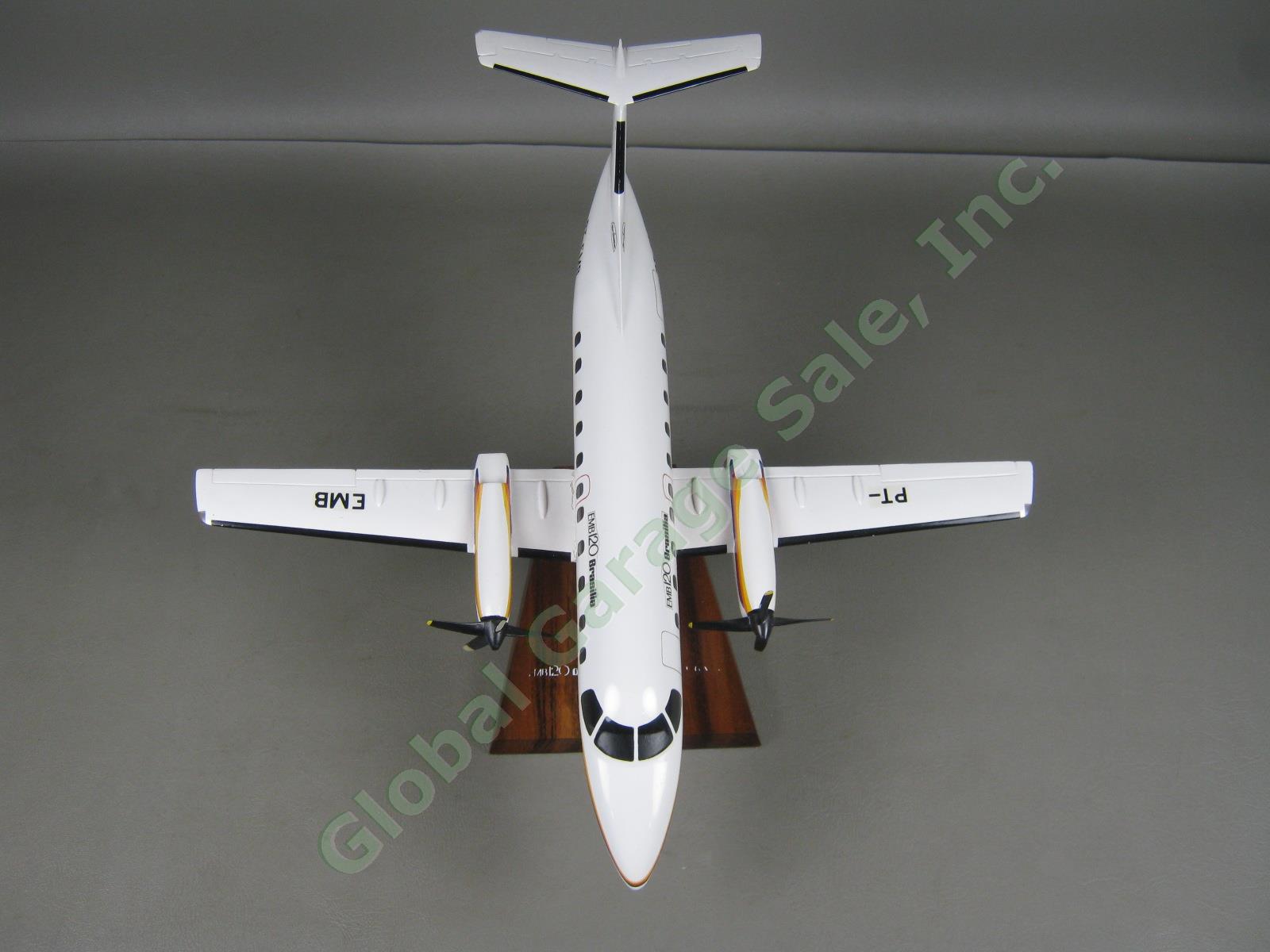 Embraer PT-EMB 120 Brasilia Twin-Turboprop Desk Top Display Model Airplane 16" 5