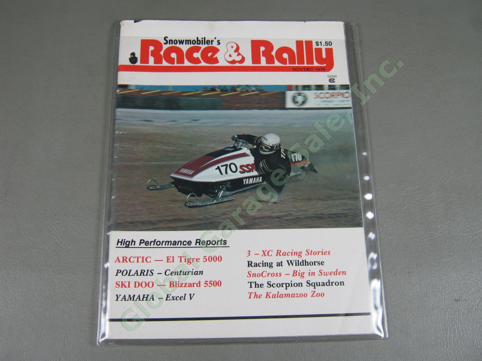 14 Vintage Race & Rally Snowmobile Magazine Lot 1977-1998 Ski-Doo Polaris Yamaha 5