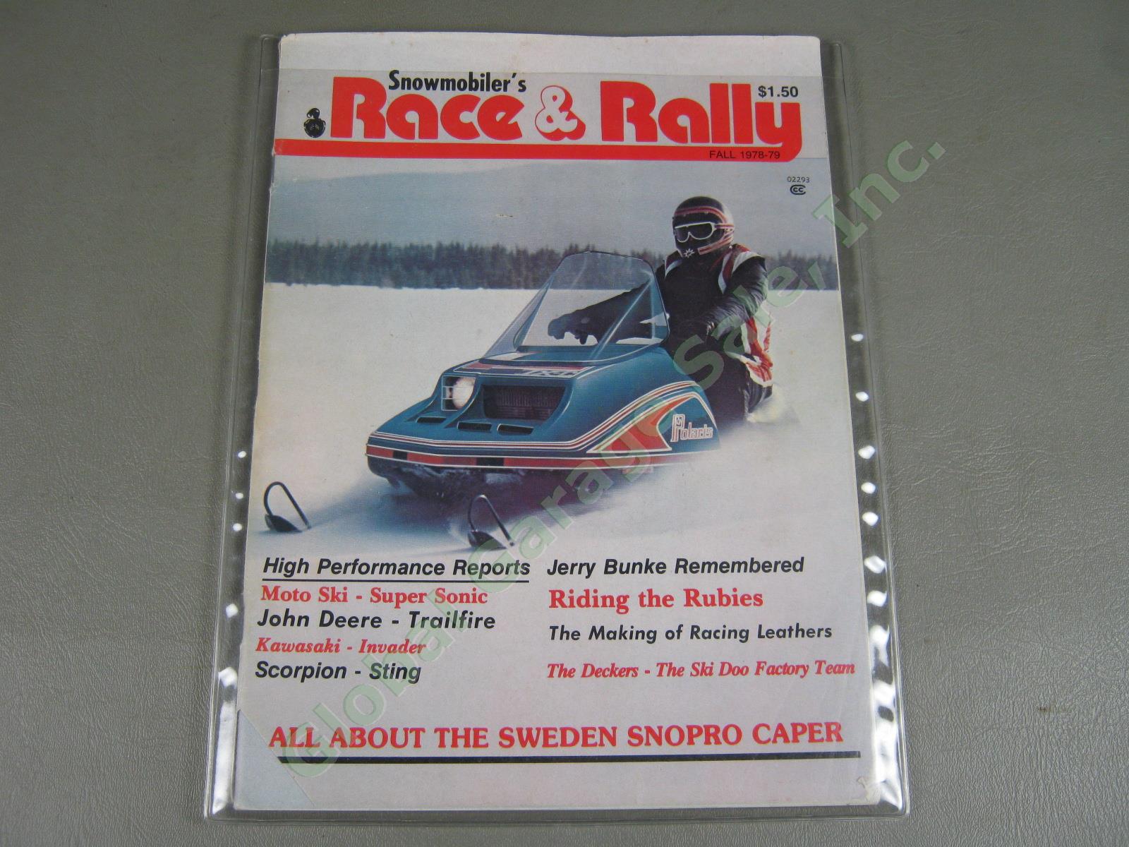 14 Vintage Race & Rally Snowmobile Magazine Lot 1977-1998 Ski-Doo Polaris Yamaha 7