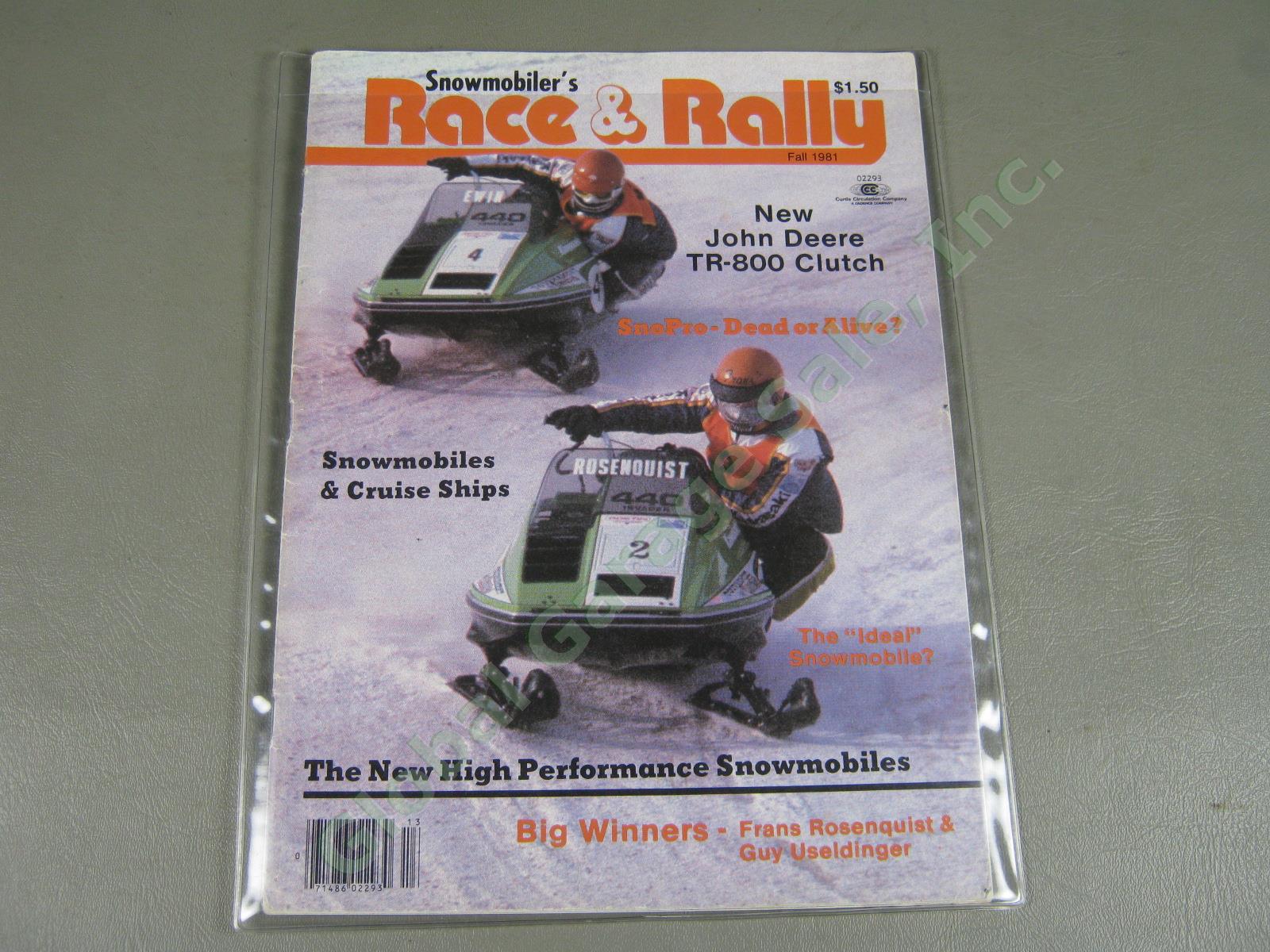 14 Vintage Race & Rally Snowmobile Magazine Lot 1977-1998 Ski-Doo Polaris Yamaha 15