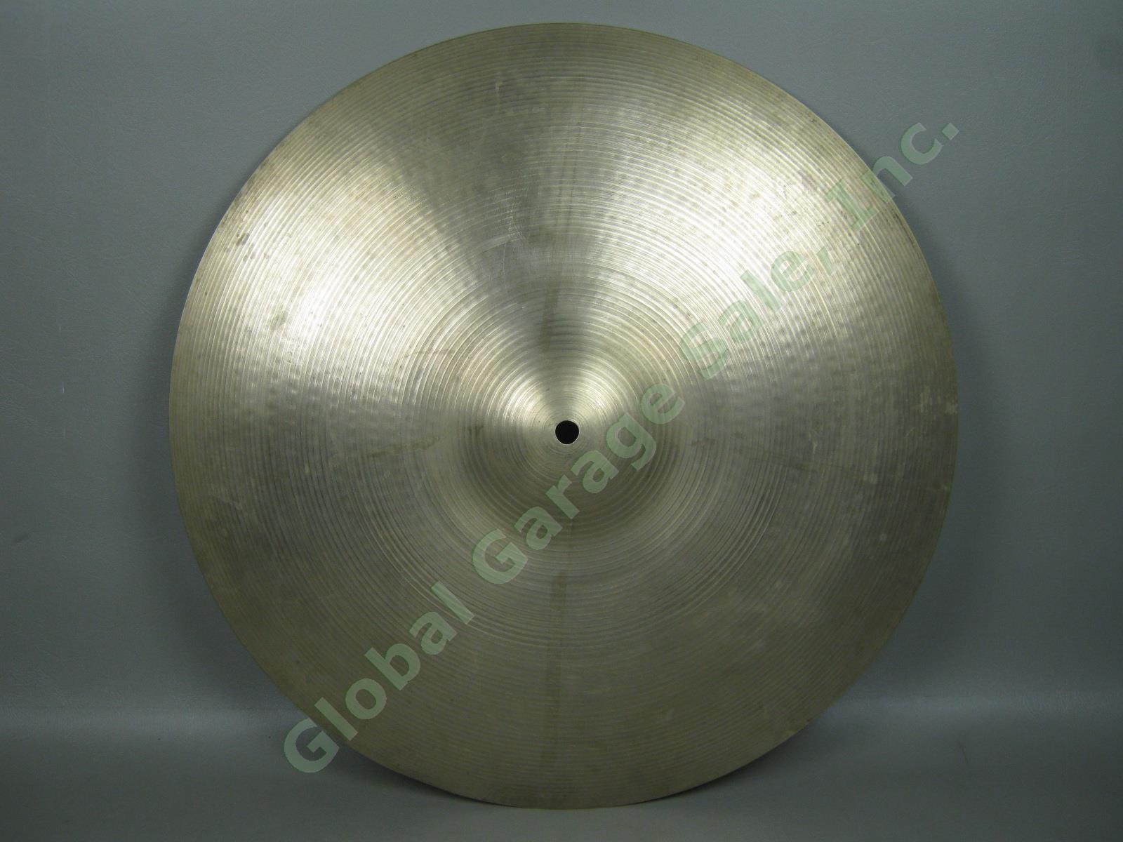 70s 18" Avedis Zildjian Genuine Turkish Crash Ride Cymbal Made In USA 1587 Grams