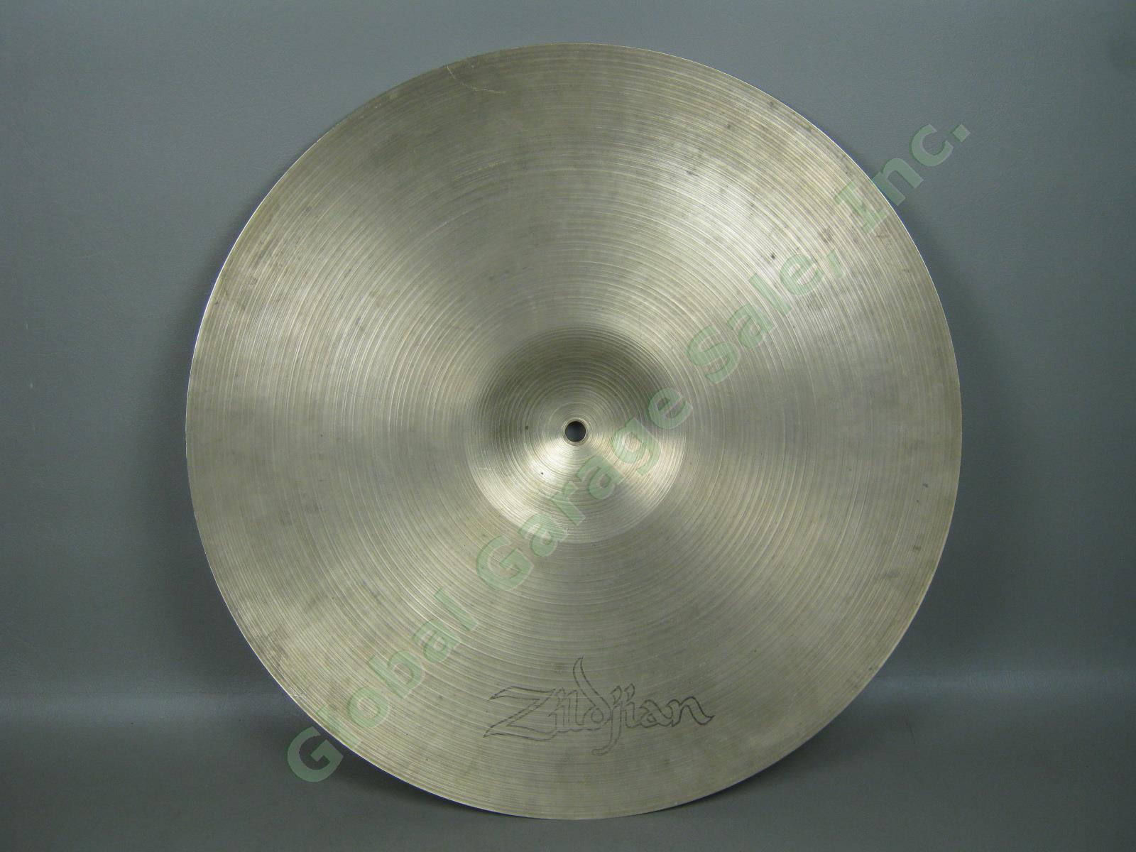 70s 18" Avedis Zildjian Genuine Turkish Crash Ride Cymbal Made In USA 1587 Grams 3