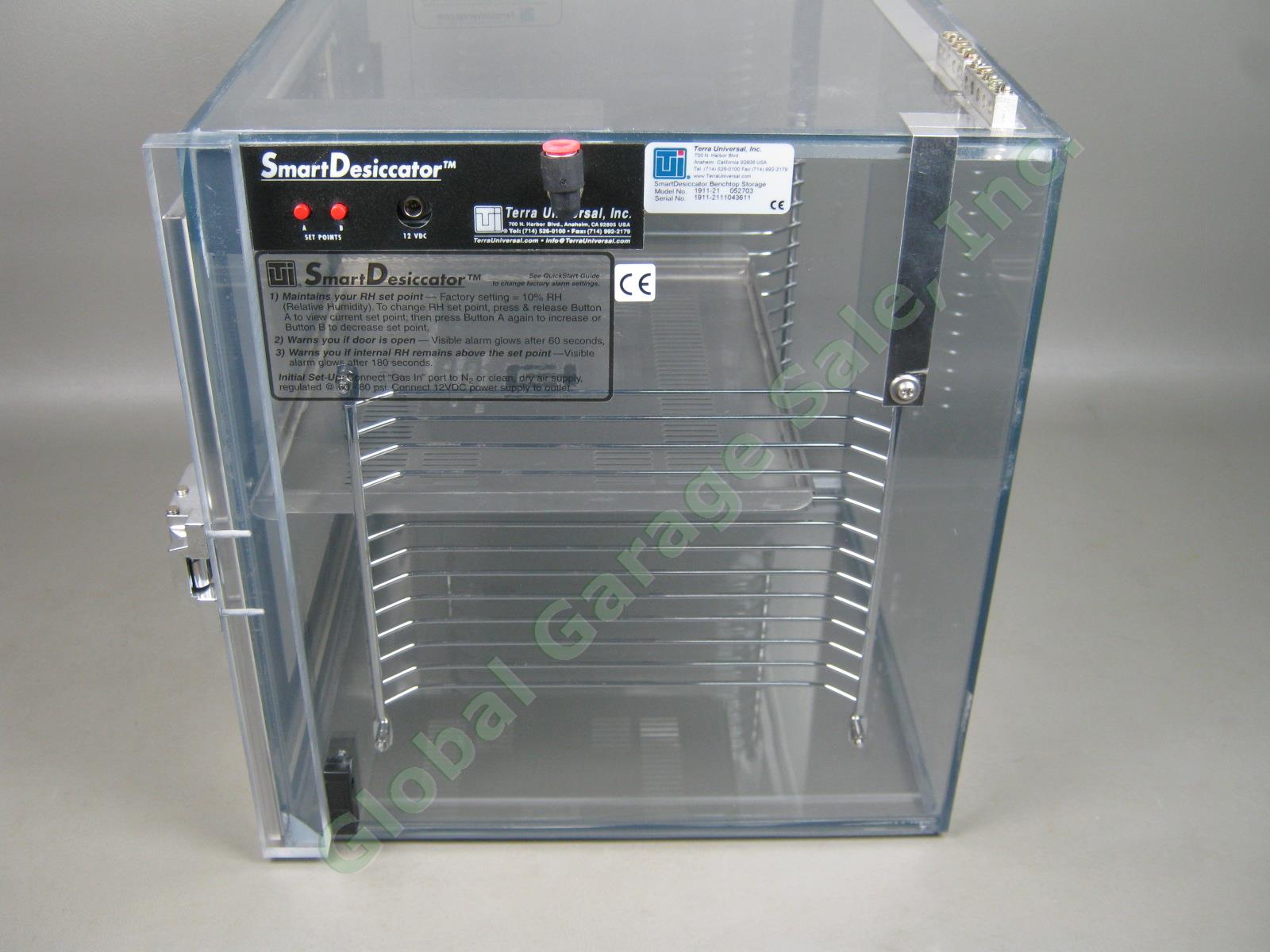 Terra Universal Smart Desiccator #1911-21 Benchtop Lab System Cabinet Dry Box NR 5