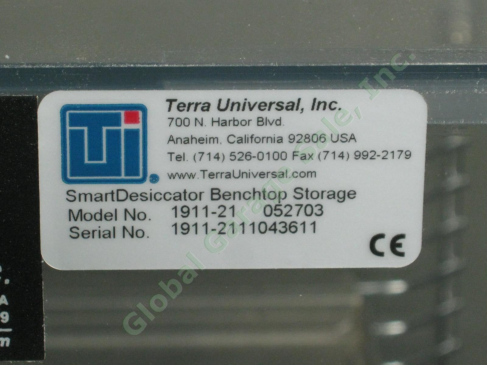 Terra Universal Smart Desiccator #1911-21 Benchtop Lab System Cabinet Dry Box NR 6