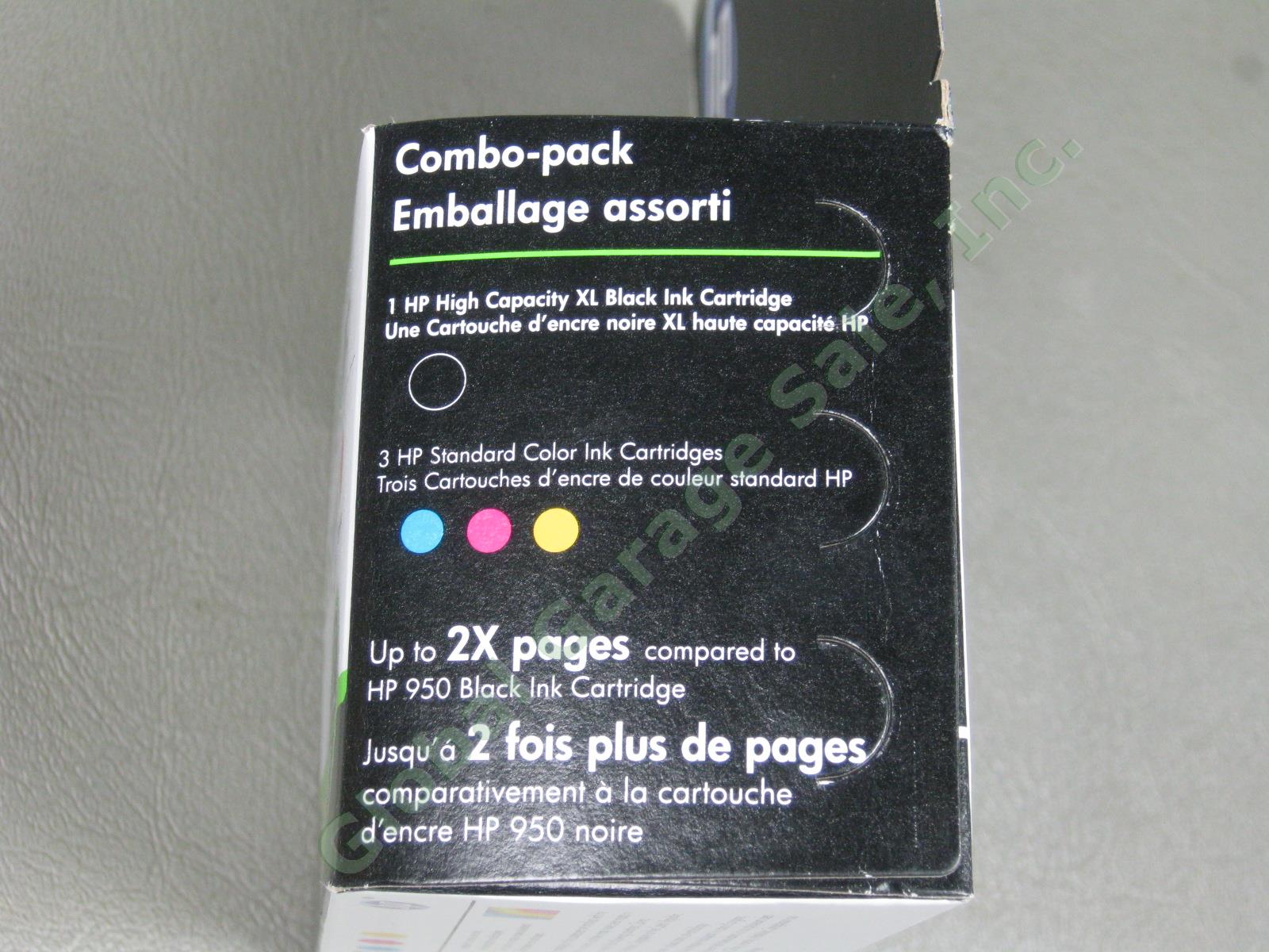 NEW Sealed Genuine HP Officejet 4 Ink Cartridge Combo Pack 950XL Black 951 Color 3