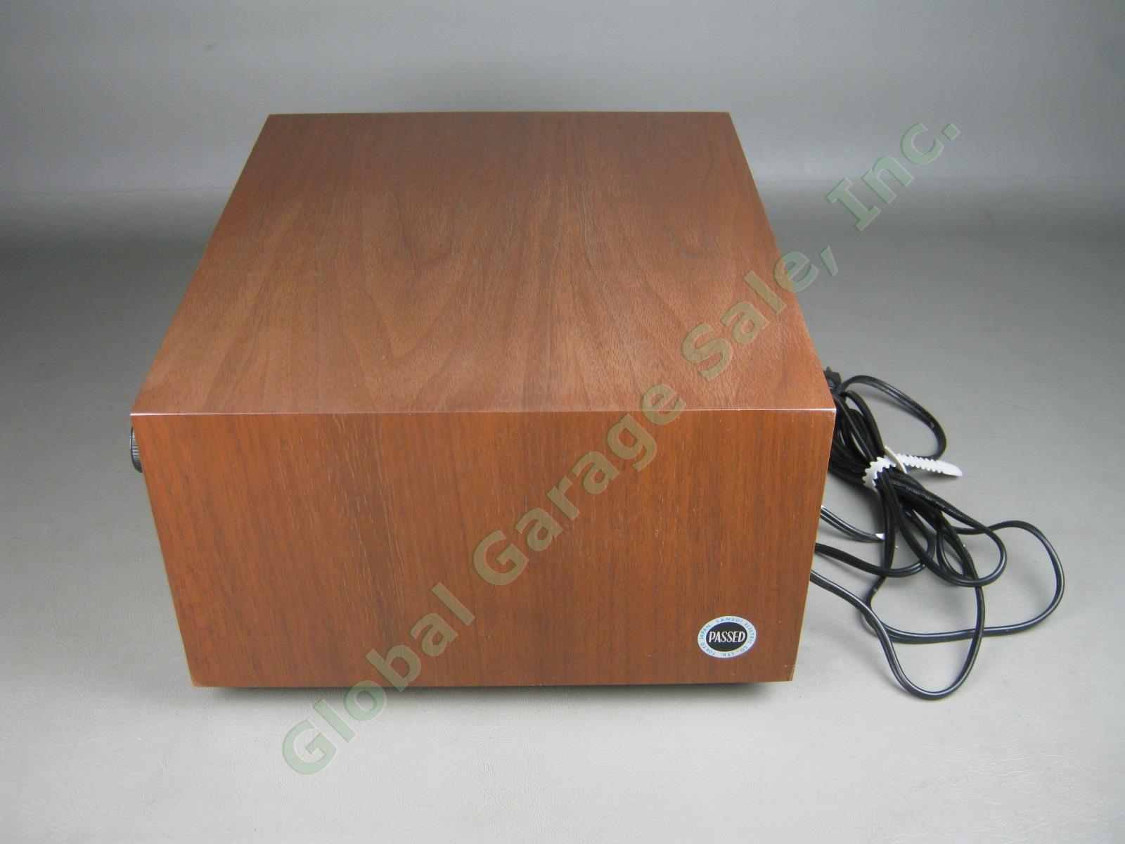 Vtg 1970s Sansui RA-500 Spring Reverb Reverberation Amplifier W/ Wood Case + Box 2