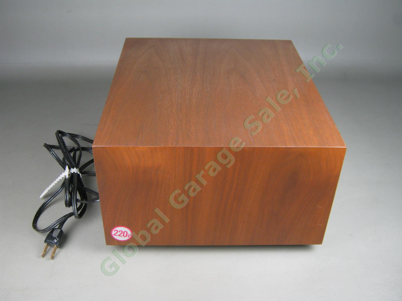Vtg 1970s Sansui RA-500 Spring Reverb Reverberation Amplifier W/ Wood Case + Box 3