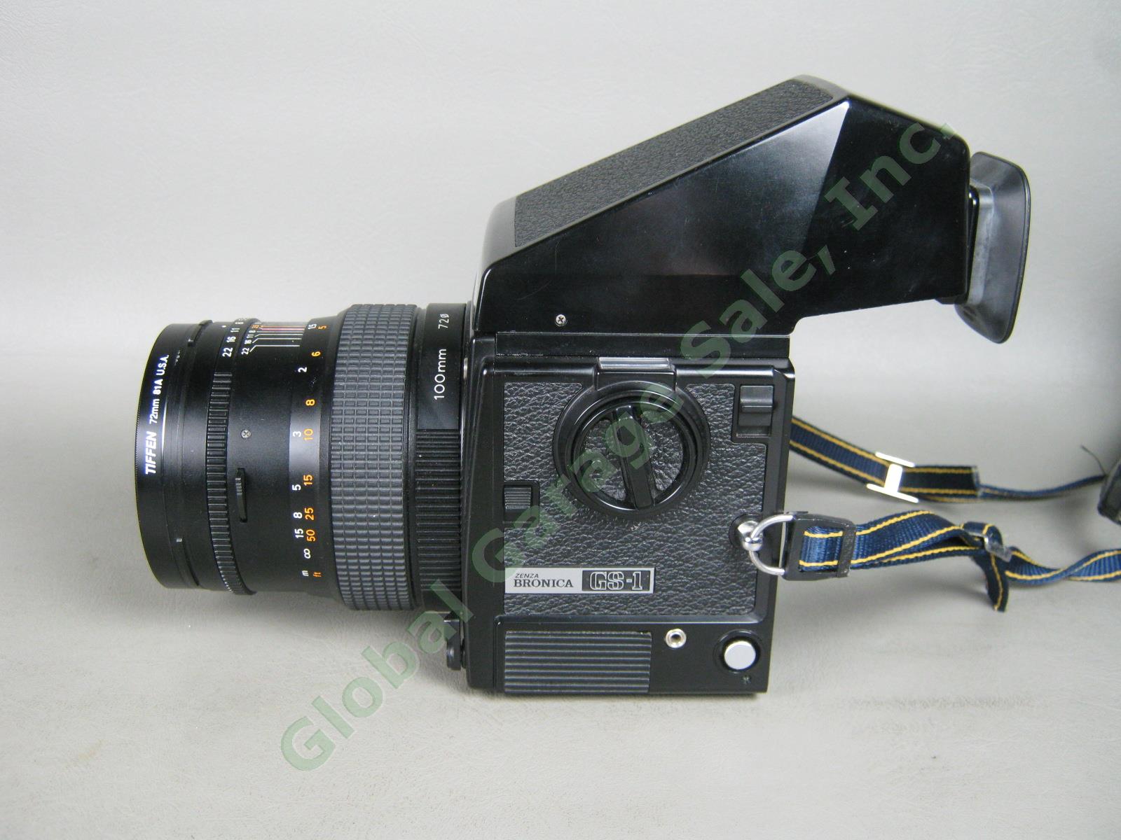 Bronica GS-1 6x7 Medium Format Camera Zenzanon-PG 100mm Lens Backs Grip Bundle 1