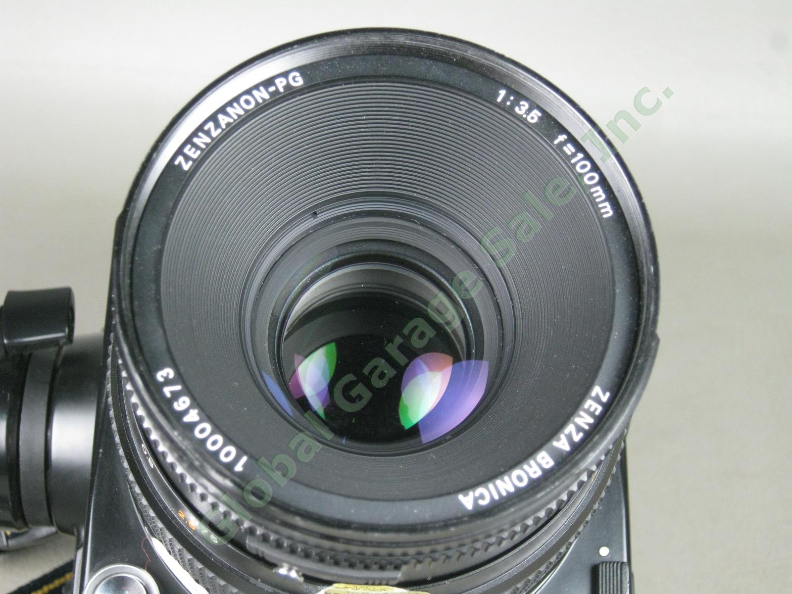 Bronica GS-1 6x7 Medium Format Camera Zenzanon-PG 100mm Lens Backs Grip Bundle 7
