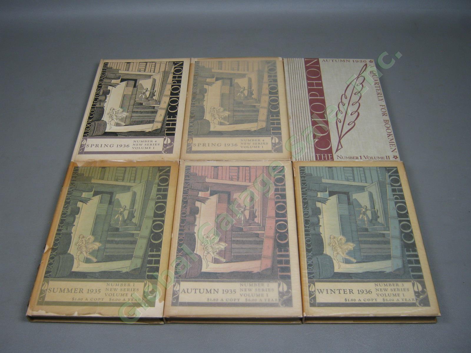 13 The Colophon Bookmen Quarterly New Series 1935-38 +2 Annual Of Bookmaking Lot 2