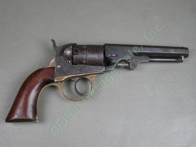 Antique JM Cooper 5-Shot .36 Caliber Revolver 5" Barrel