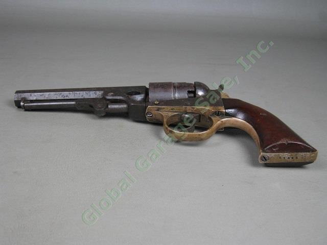 Antique JM Cooper 5-Shot .36 Caliber Revolver 5" Barrel 2