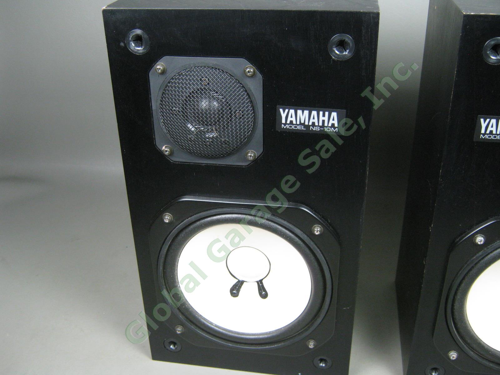 Yamaha NS-10m Studio Monitor Speakers Matching Pair Woofer Tweeter PARTS ONLY NR 1