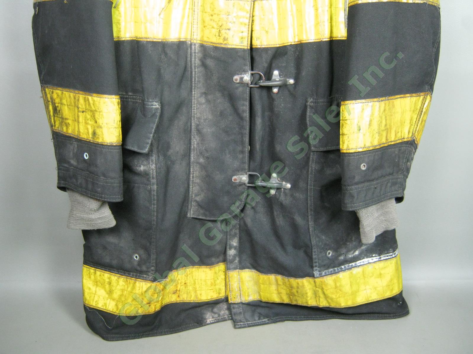 Vtg 1988 Cairns FDNY NYC Fire Dept Summer Firefighter Turnout Jacket 44/36/40 NR 2