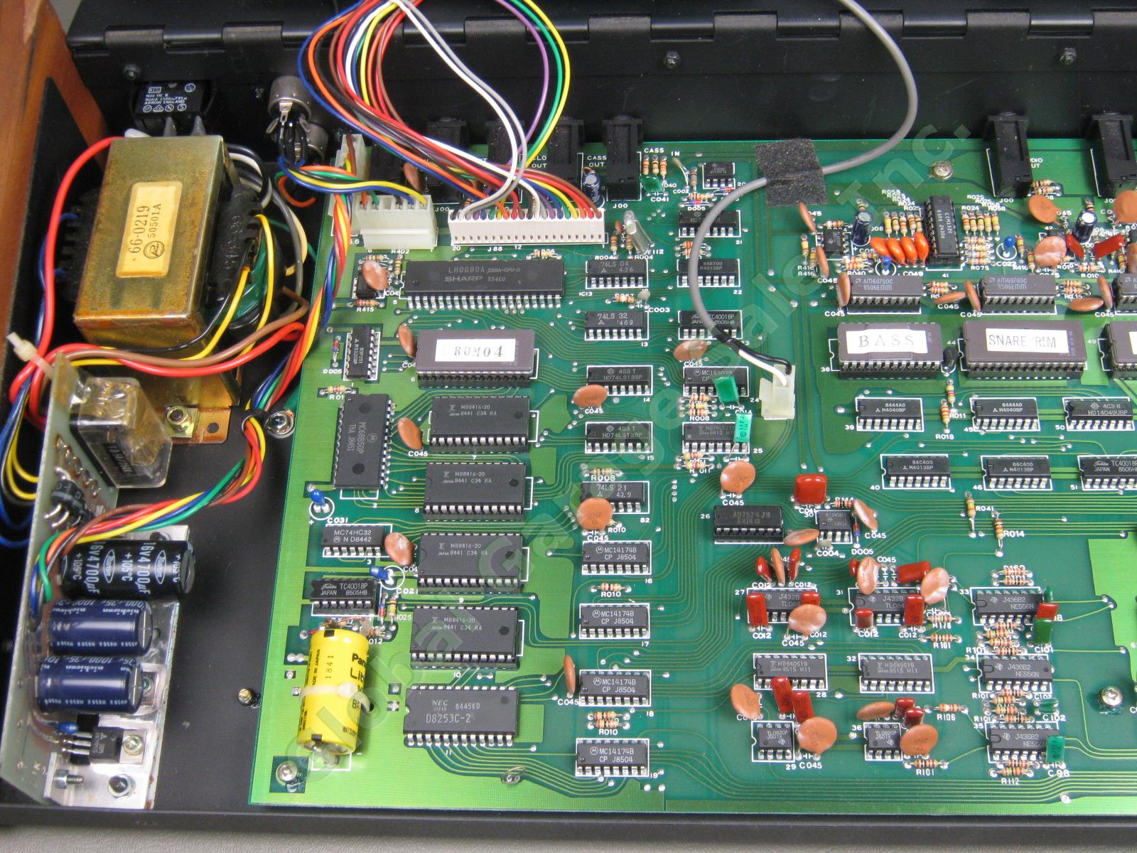 Vtg 1980s Sequential Circuits Drumtraks 400 Drum Machine W/ Hard Road Case PARTS 9