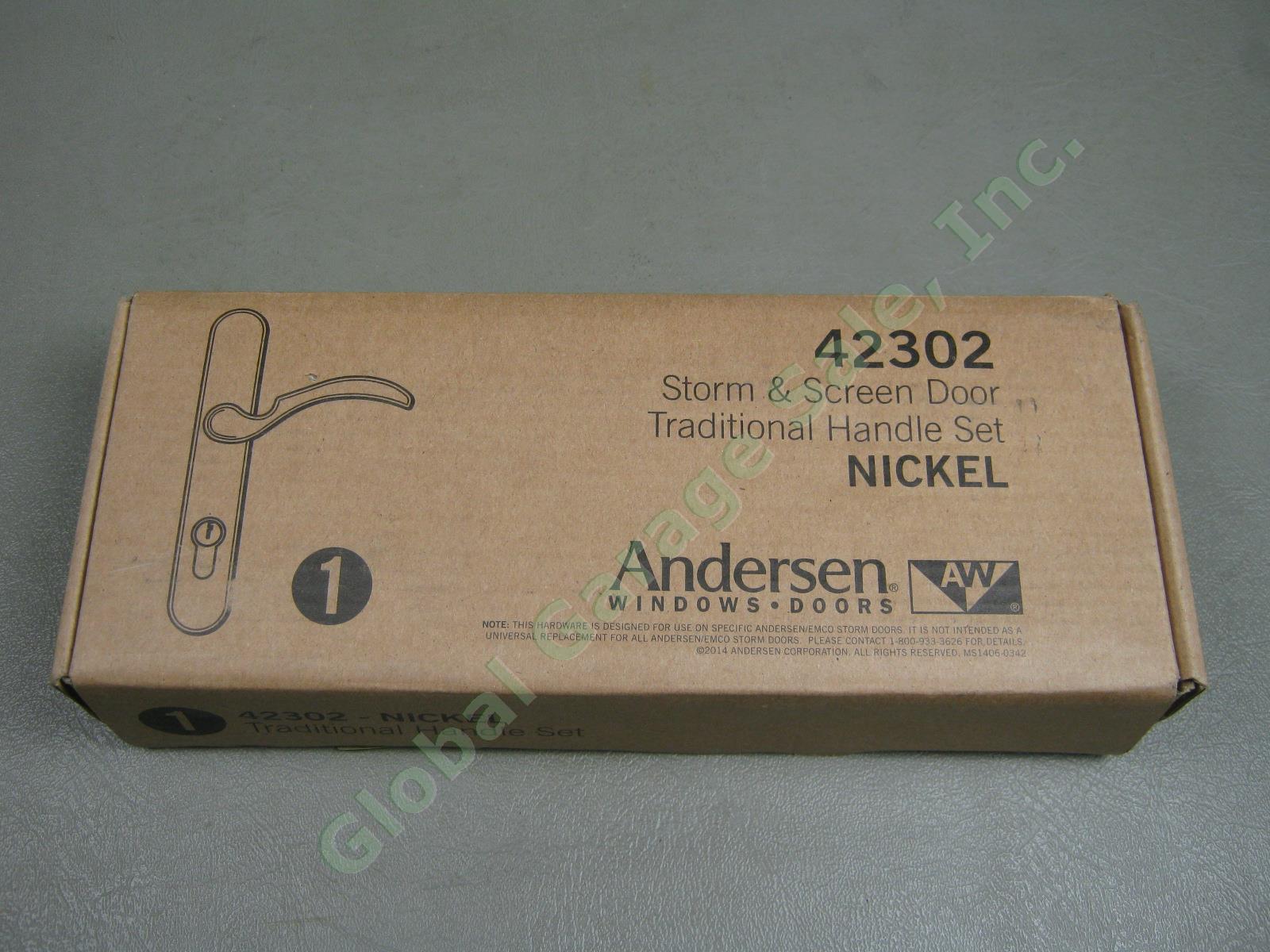 NEW Andersen 36x80 Single Vent Full Lite View Glass Exterior Storm Door Almond 6