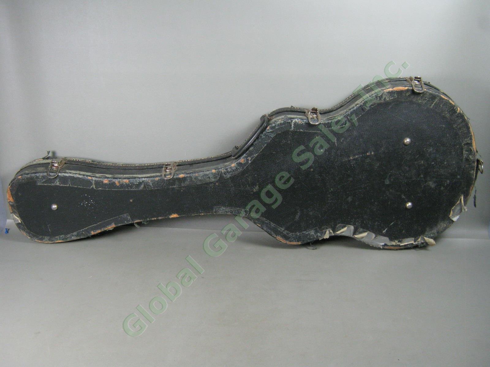 Vtg 1960s Epiphone Rivoli EB232 Semi Hollow Body Electric Bass Guitar NO RESERVE 23