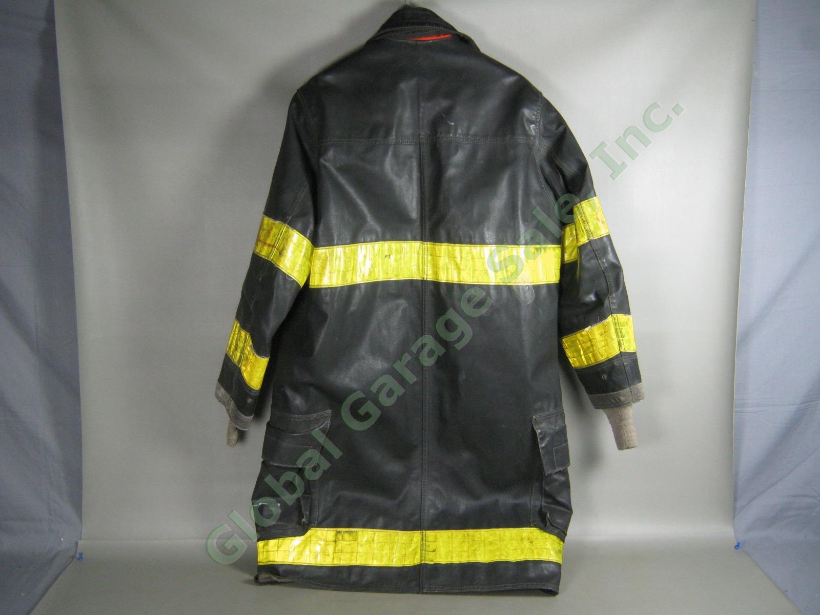 Vtg 1988 Cairns Chicago Fire Dept Winter Firefighter Bunker Jacket Coat 42/36/44 3