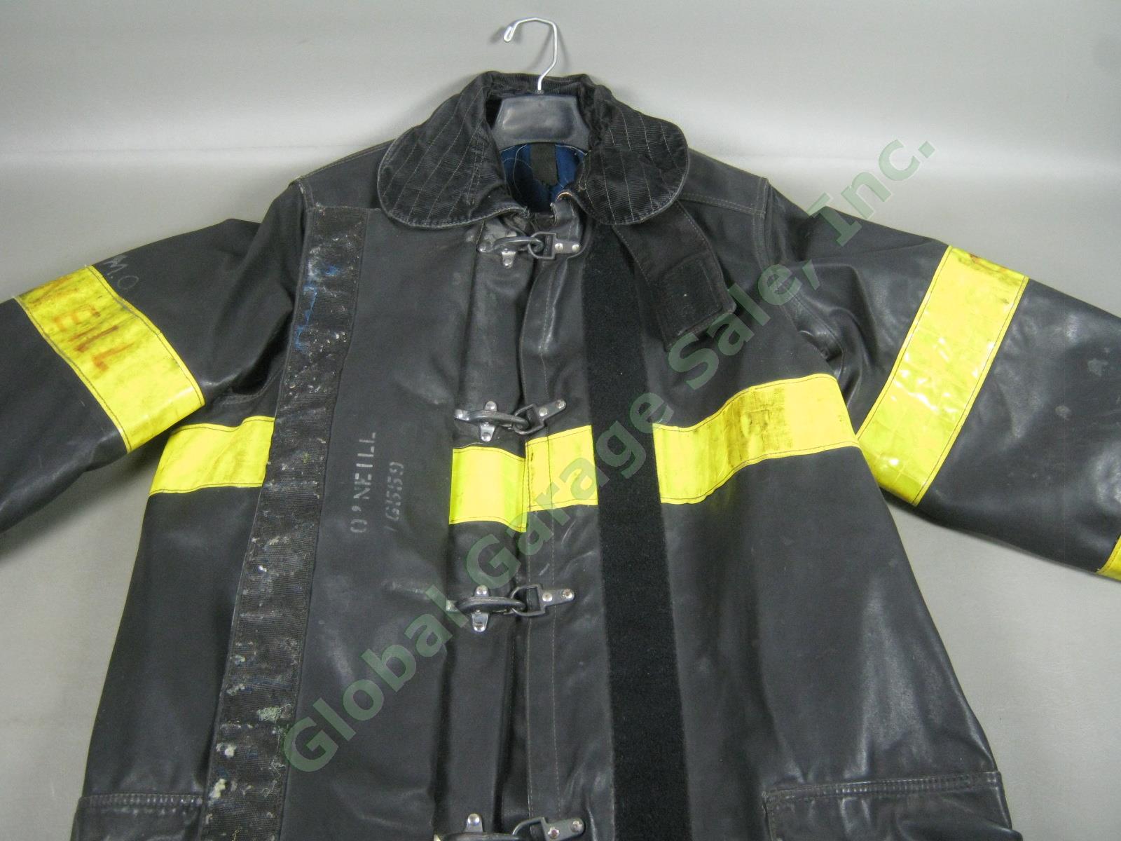 Vtg 1988 Cairns Chicago Fire Dept Winter Firefighter Bunker Jacket Coat 42/36/44 6