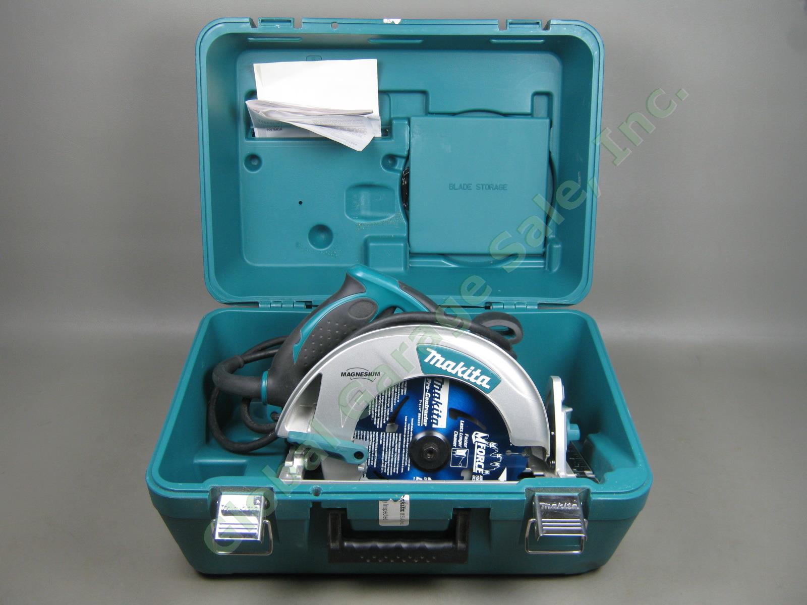 Makita 5007MG 7-1/4" 120V 15 Amp Magnesium Corded Electric Circular Saw W/ Case+