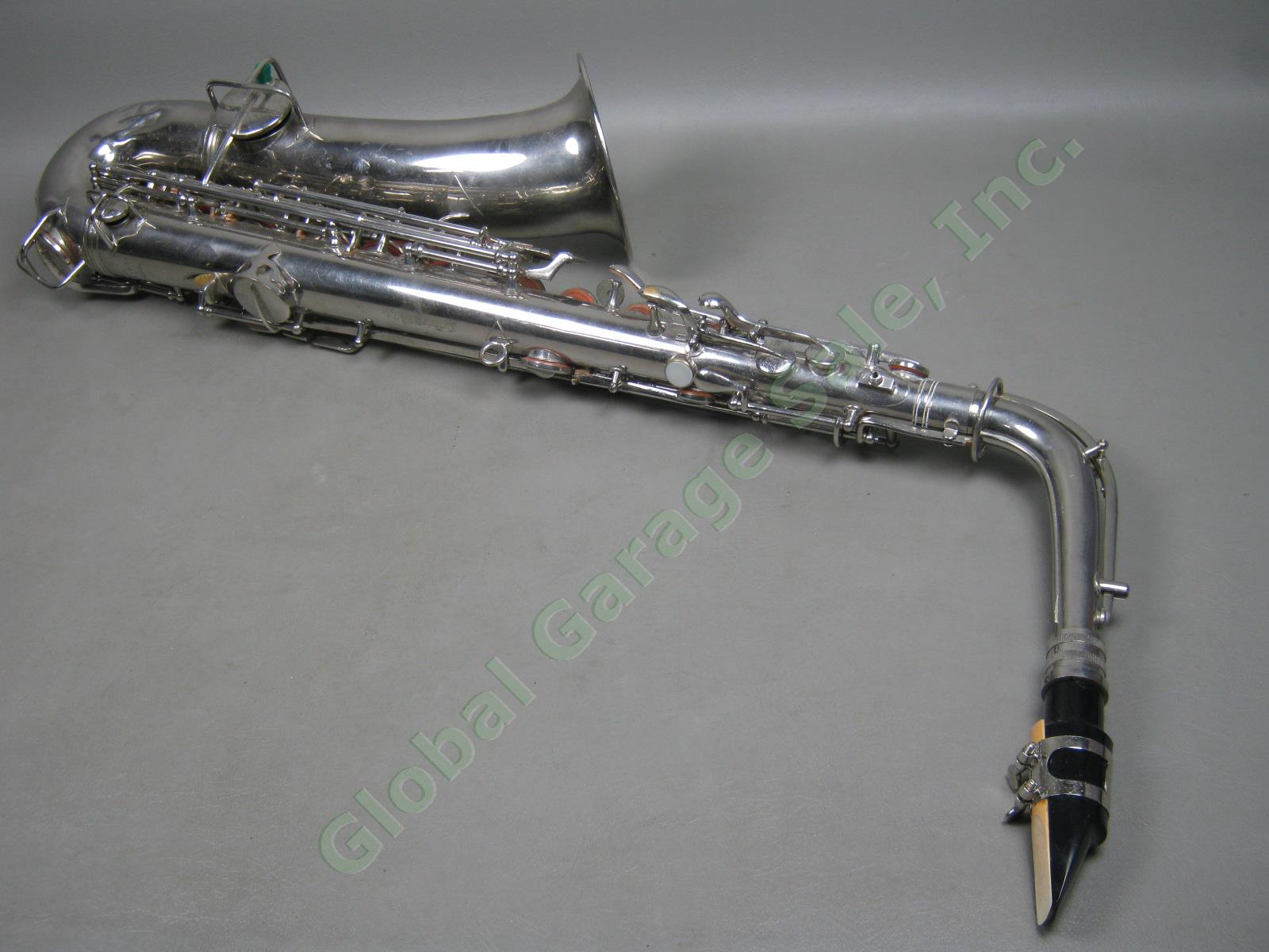 Vtg Antique C G CG Conn C-Melody Saxophone + Case 1119954 106159 L Patented 1914 2