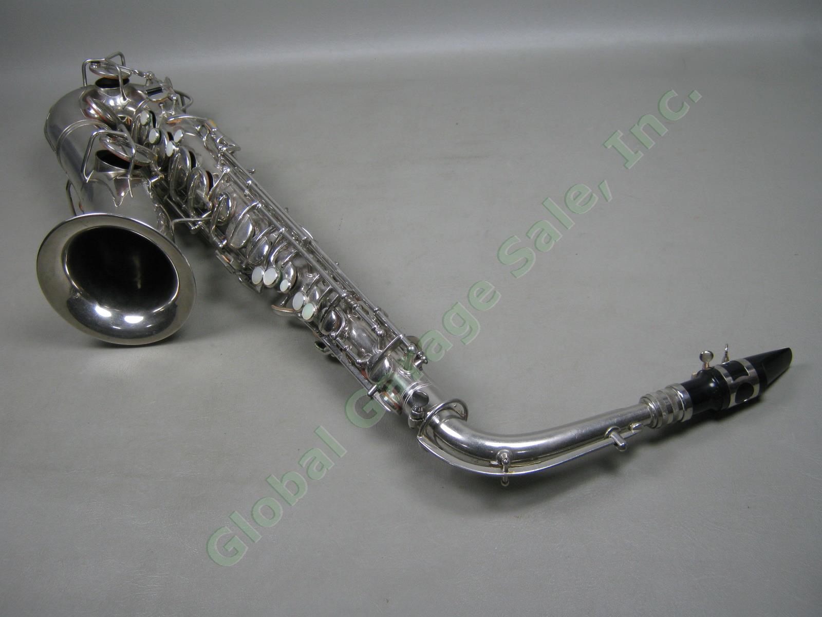 Vtg Antique C G CG Conn C-Melody Saxophone + Case 1119954 106159 L Patented 1914 4