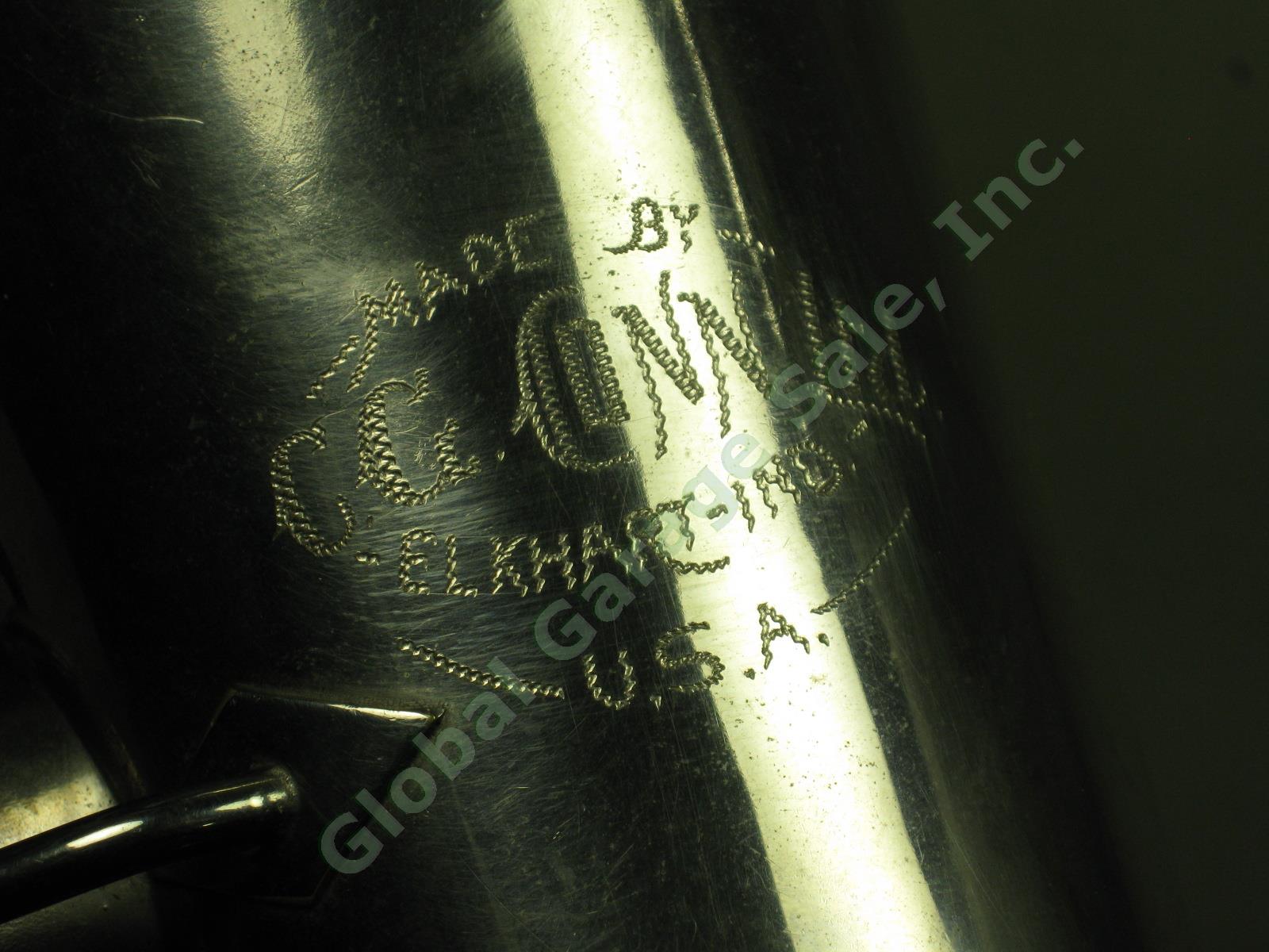 Vtg Antique C G CG Conn C-Melody Saxophone + Case 1119954 106159 L Patented 1914 7