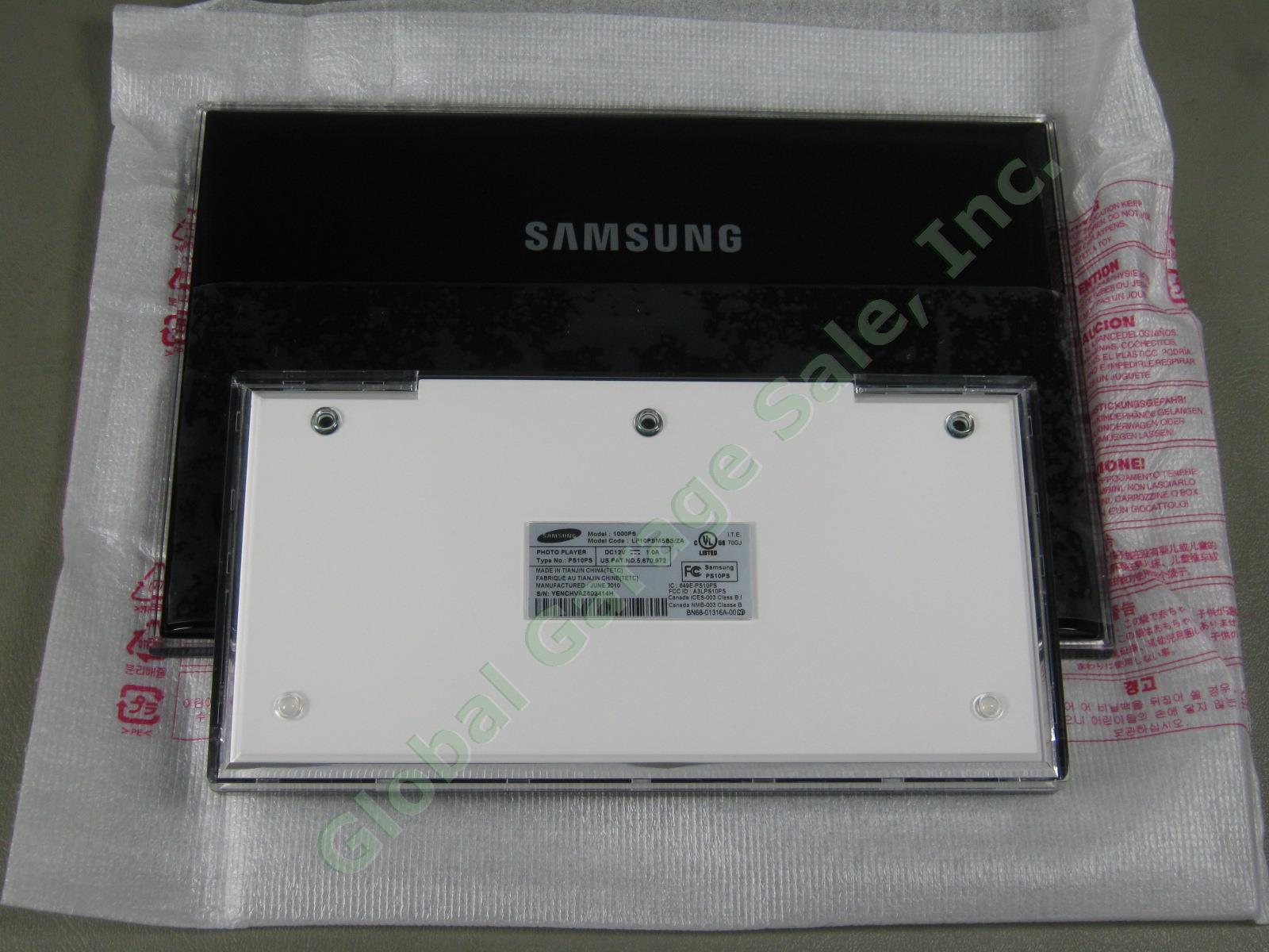 NEW IN BOX Samsung 10" Digital Photo Frame Music Video Player Bluetooth 1000P 3