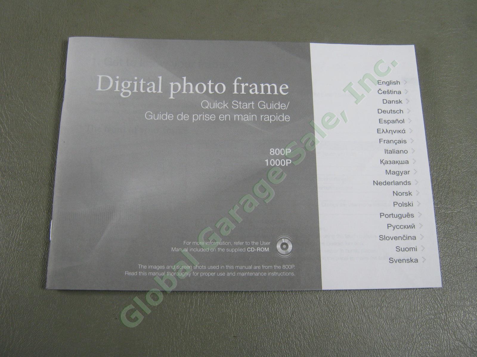 NEW IN BOX Samsung 10" Digital Photo Frame Music Video Player Bluetooth 1000P 7