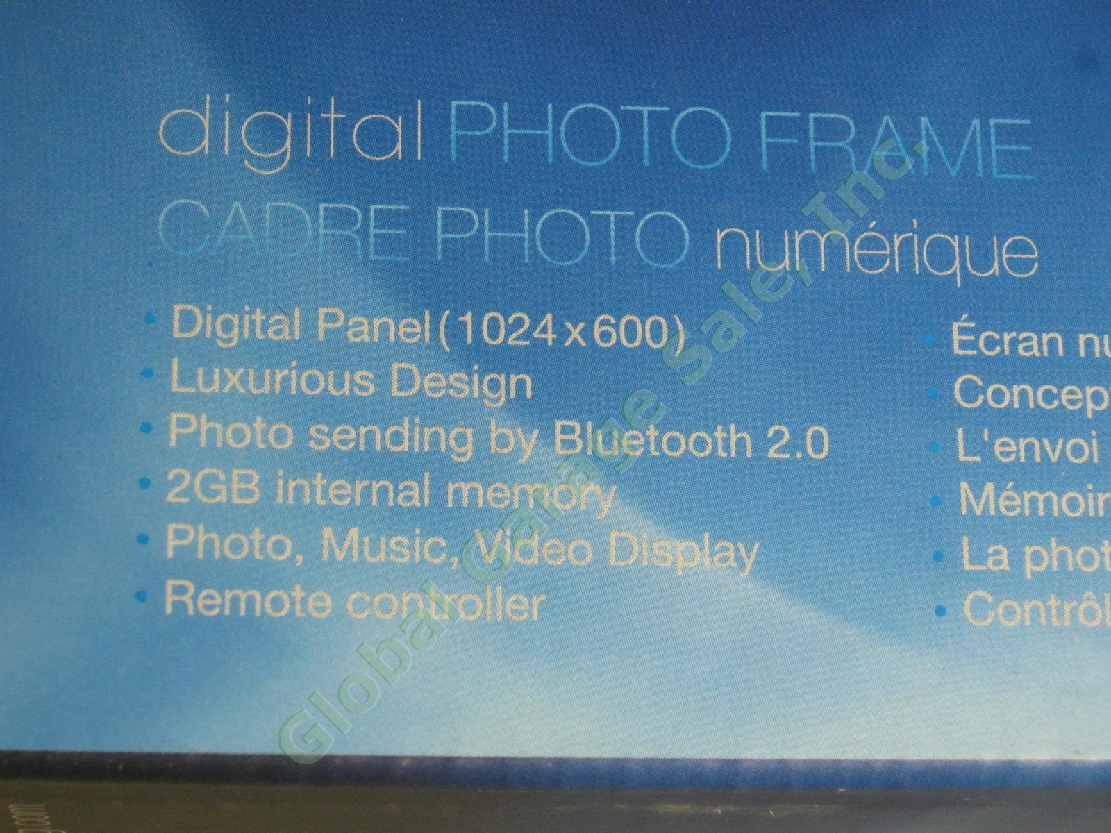 NEW IN BOX Samsung 10" Digital Photo Frame Music Video Player Bluetooth 1000P 9