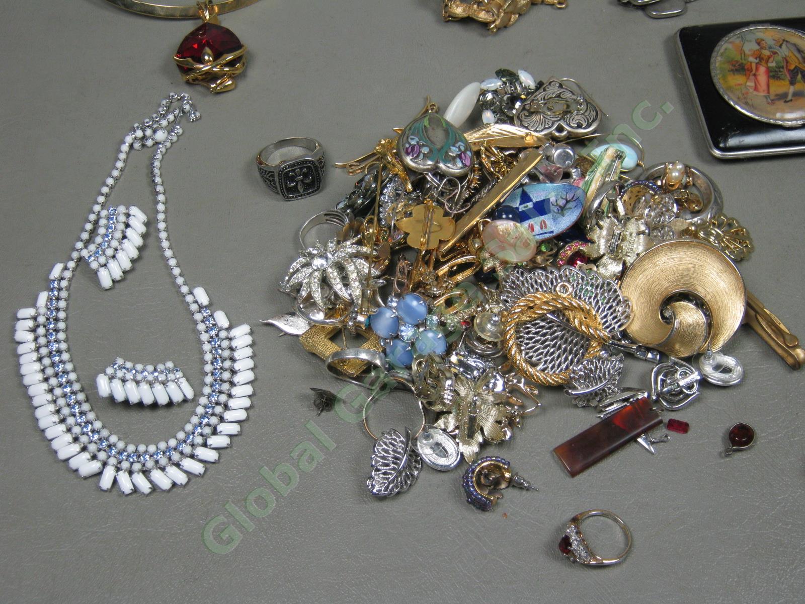 Jewelry Lot 14k Gold Sterling Silver Coro Trifari Kramer Monet Napier Sarah Cov+ 1