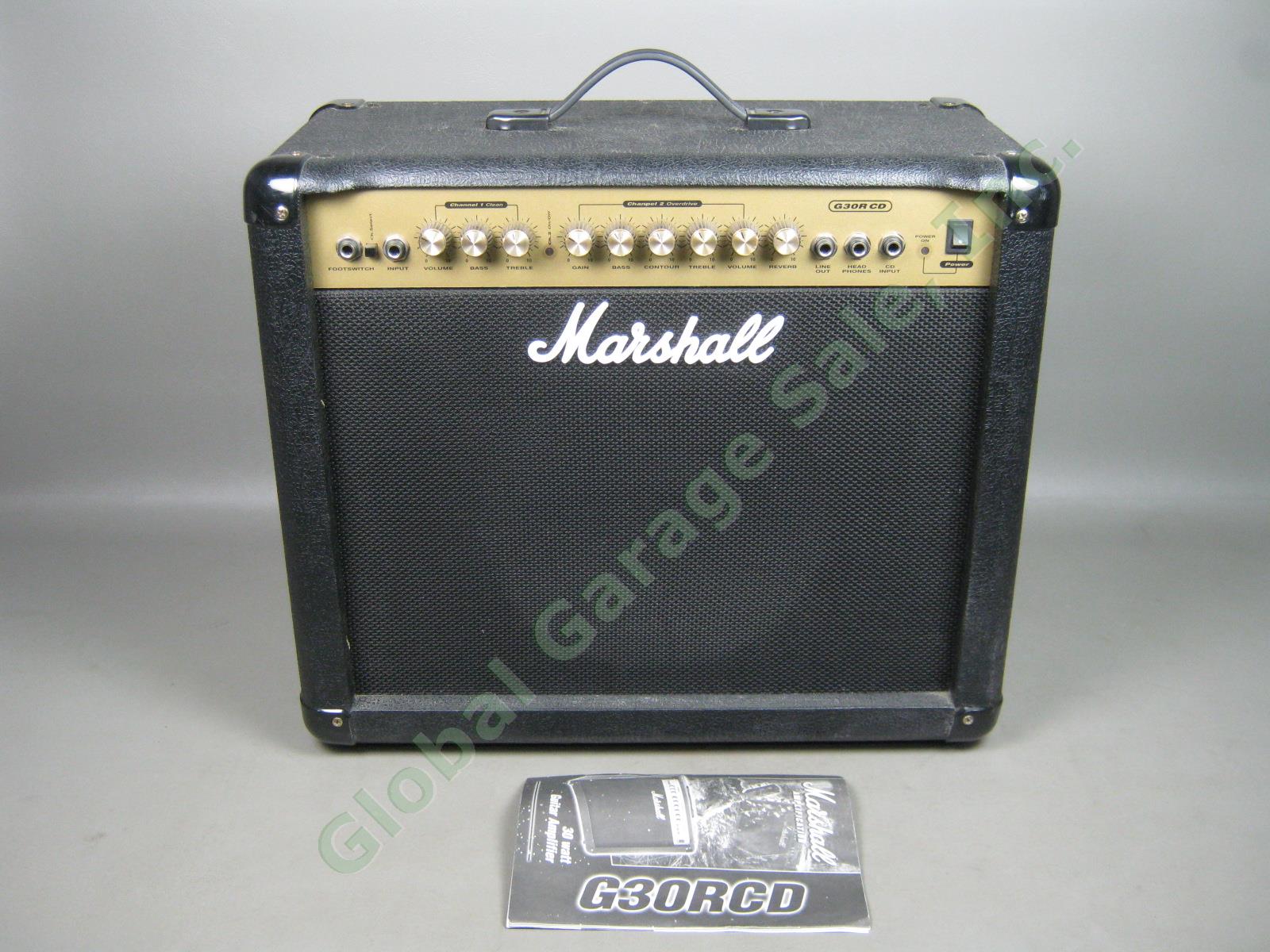Marshall G30R CD 30-Watt Guitar Combo Amplifier Amp MG Series Custom Loudspeaker
