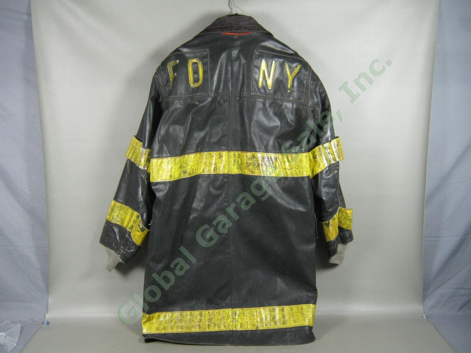 Vintage Cairns Express FDNY NY Fire Dept Winter Firefighter Jacket Coat Size 42