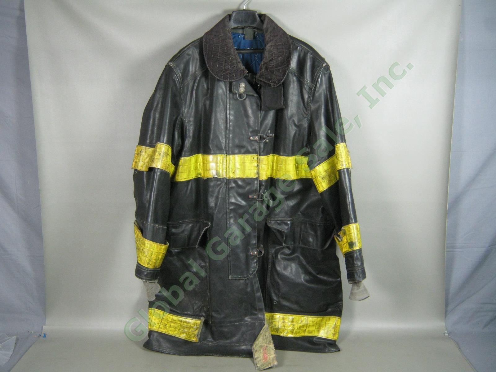 Vintage Cairns Express FDNY NY Fire Dept Winter Firefighter Jacket Coat Size 42 2