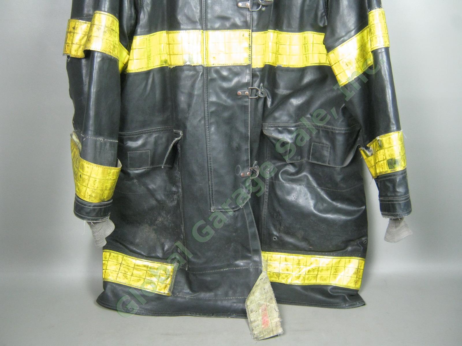Vintage Cairns Express FDNY NY Fire Dept Winter Firefighter Jacket Coat Size 42 4