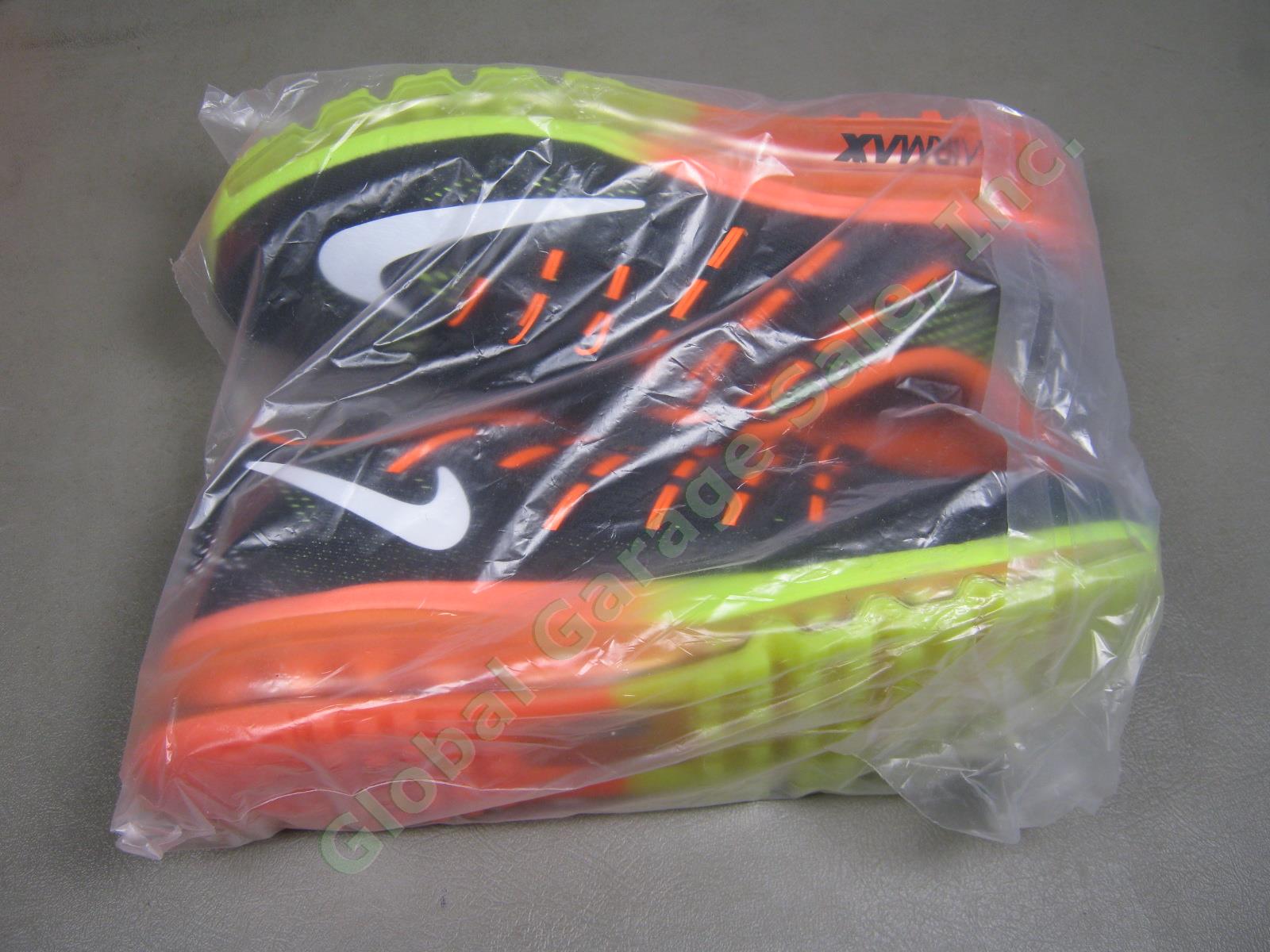 NEW Mens Nike AirMax 2016 Black/Orange Running Shoes Sneakers W/ Box 8.5 EUR 42 2
