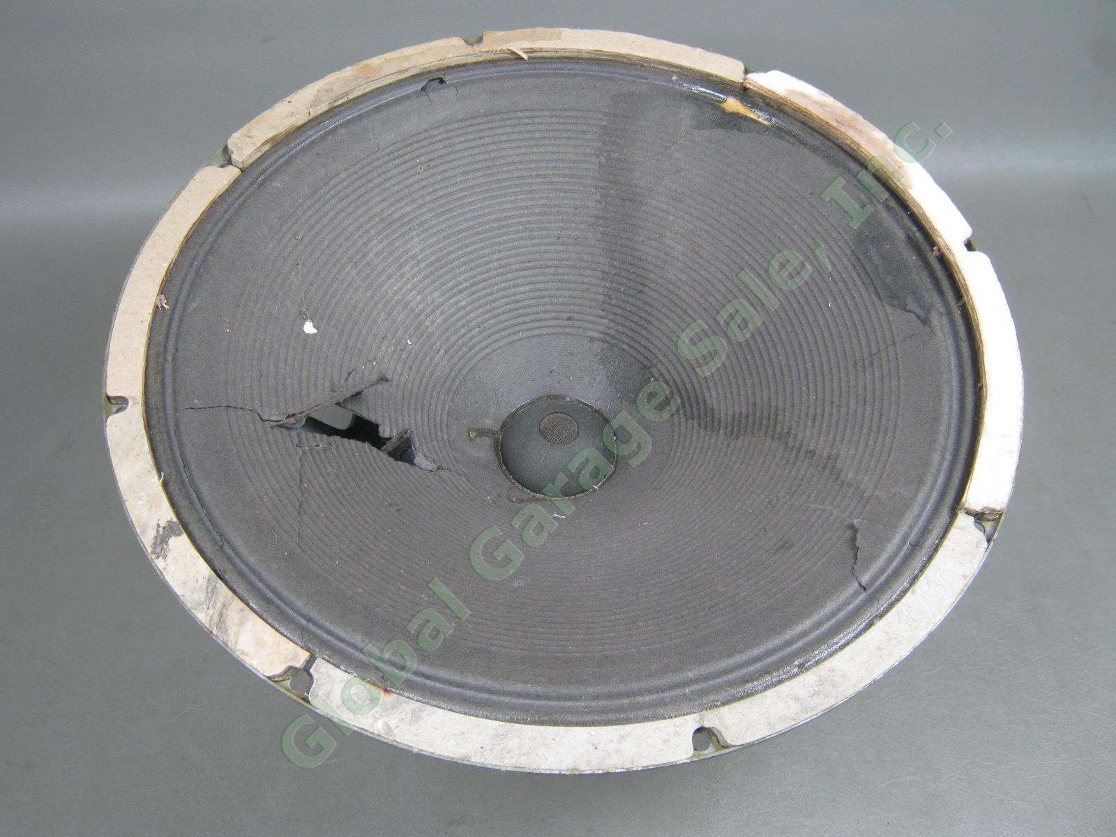 Vtg 15" RCA MI-9449 Theatre Woofer Speaker Bass Horn Driver Serial C2363 Tested 4