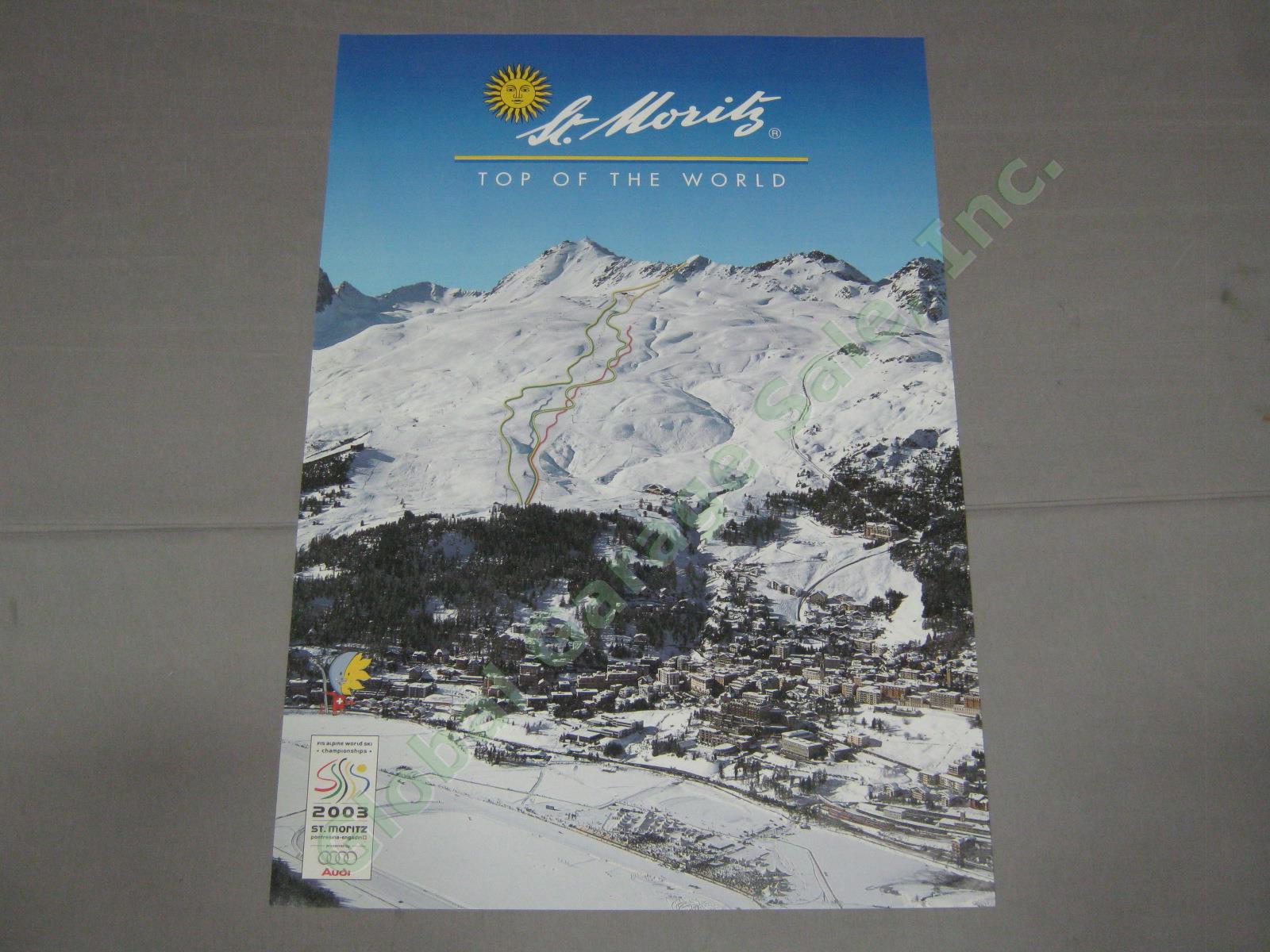 2003 FIS Alpine World Ski Racing Championships Poster St Moritz Switzerland NR