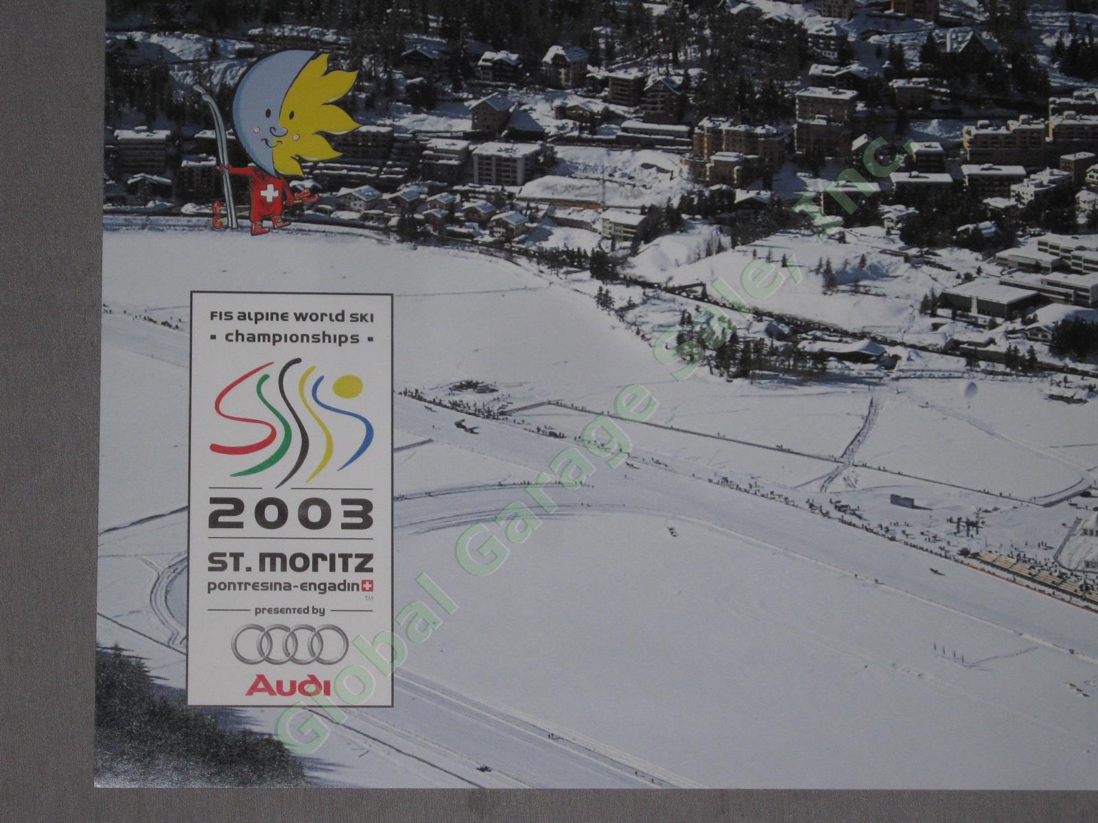 2003 FIS Alpine World Ski Racing Championships Poster St Moritz Switzerland NR 4