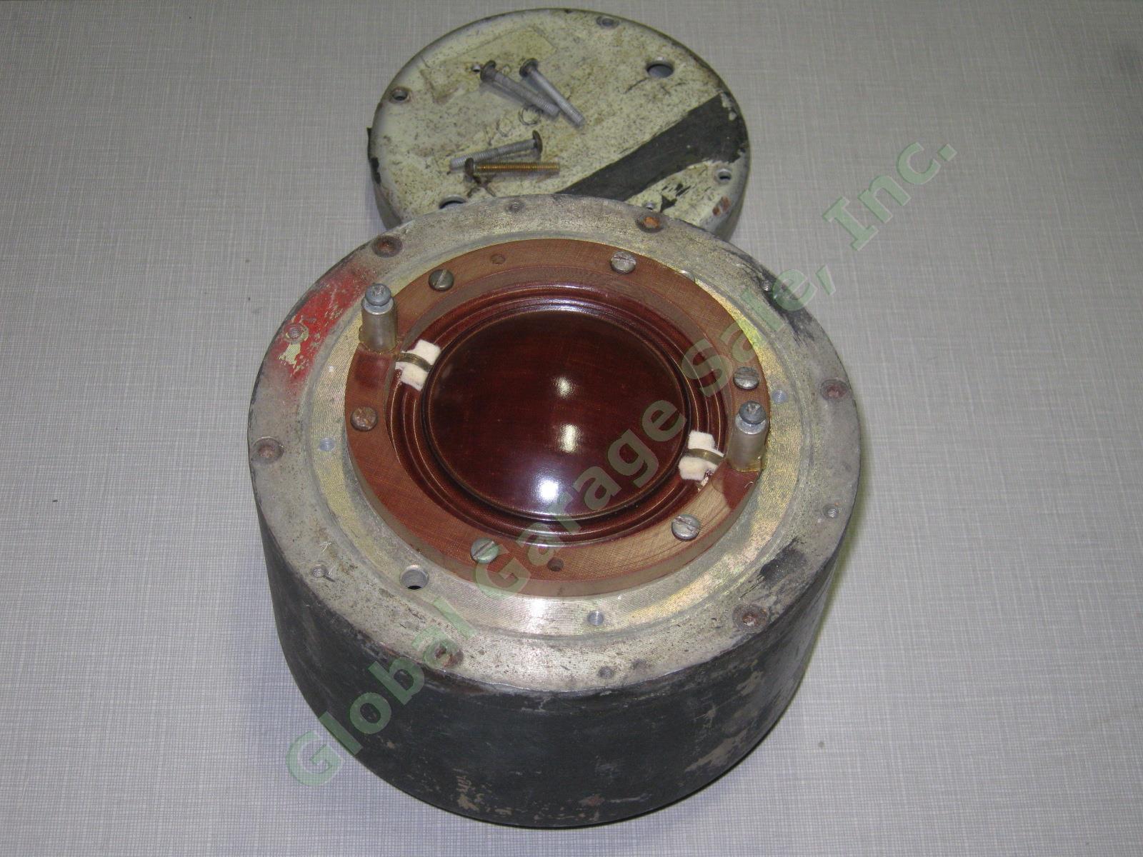 Vtg 2.75" Phenolic Cone Speaker Horn Driver Tested 4 Ohms RCA Model MI-9584? NR! 5