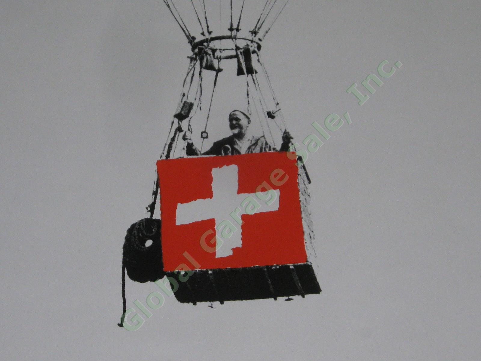 Vtg Original 1968 Swiss Travel Poster Hot Air Balloon Kuchler Hans 35"x50" NR! 2